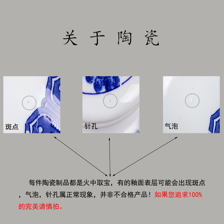 Mua một tặng hai chai rượu vang gốm sứ Jingdezhen 1/3/5/10 kg bầu rỗng chai cổ cao cấp trang trí bình rượu ly uống whisky