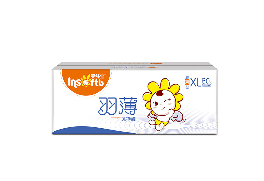 Baby Shu Baoyu thin baby diapers XL size spring and summer ultra-thin breathable male and female baby diapers official website