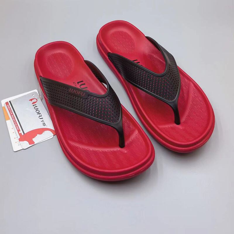 Luofu 2018 New Style Flip-Flops for Men, Summer Fashion, Outdoor Non-Slip Beach Slippers, Simple and Comfortable Outdoor Wear Sandals