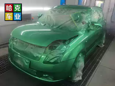 Whole car spray paint Whole car paint car color change Sheet metal spray paint Suzuki Swift whole car interior and exterior color change