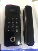 Free open pore glass door lock password fingerprint swiping door special electric lock semiconductor fingerprint