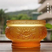 Zen Buddhism Ancient Law Glass Relief Lotus Pure Lotus Incense Burner Line Incense Burner Buddhist Supplies Indoor For Buddha Ornaments