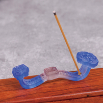 Ruyi incense insert Chinese Zen incense stick incense insert reclining incense road sandalwood agarwood home shrine for Buddhist supplies incense ornaments