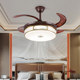 New Chinese Style Ceiling Lamp Bedroom All-Copper Solid Wood Walnut Full Spectrum Eye Protection Living Room Study Restaurant Whole House Lamps
