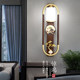 New Chinese Style Wall Lamp Living Room All Copper Solid Wood Wall Lamp Tv Background Wall Zen Entrance Aisle Bedroom Bedside Wall Lamp