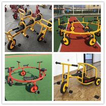 Kindergarten Outdoor Sports Bike Outdoor Single Double Tricycle Game Toy Baby Carrier Baby Car