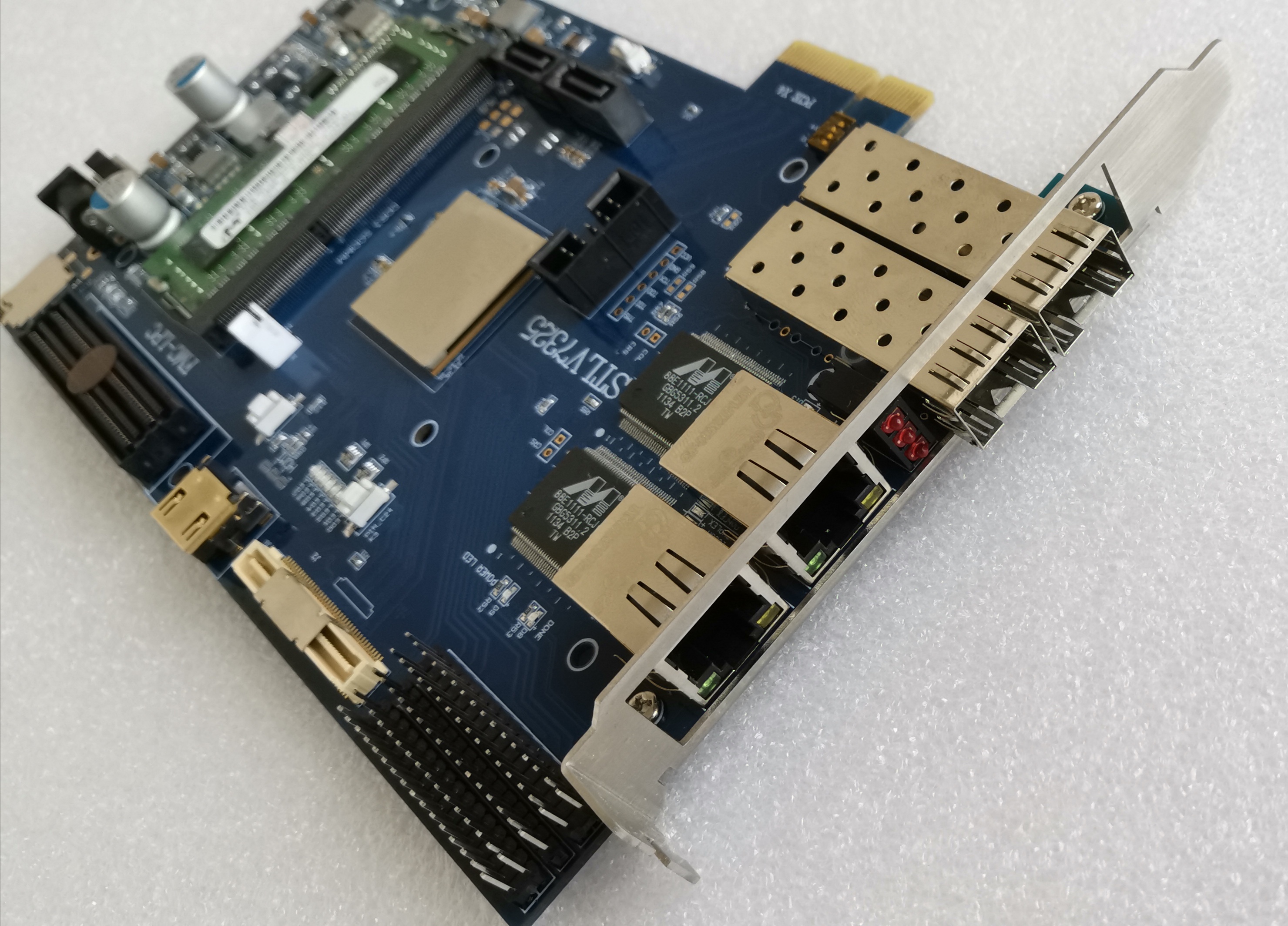 xilinx fpga development board xilinx pcie development board Kintex7 XC7K325T 10g optical fiber