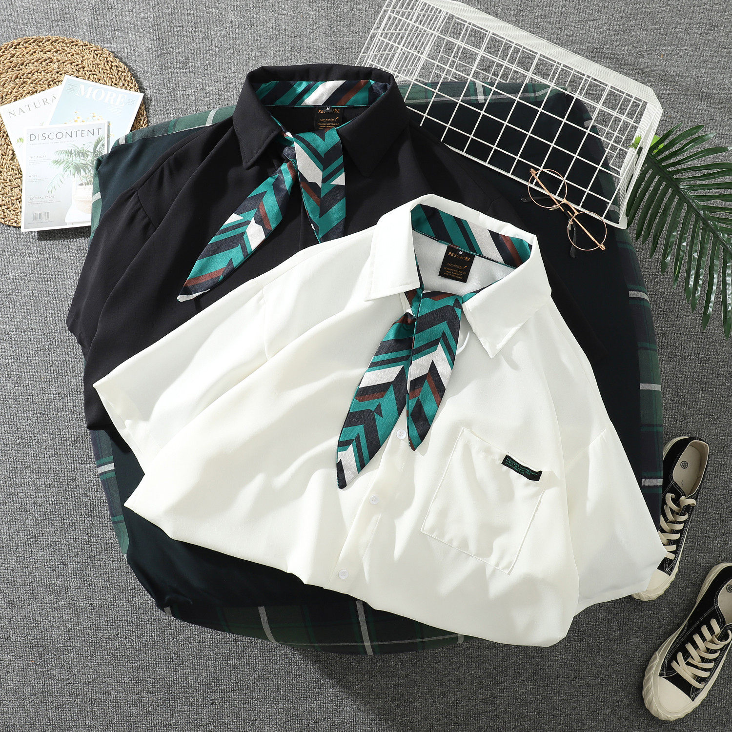 Original Korea boys heart machine design short sleeve shirt thin teen trend half sleeve shirt for men's snowspun blouses