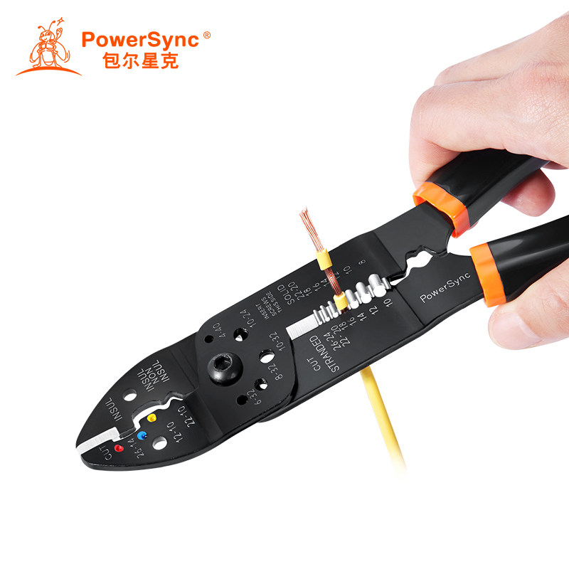 Bag Stark 4 Hop 1 Multi-functional press pliers Wire Stripper Wire Cutting Wire Cutting Wire Peeling Wire Leather Electrician Pliers Exfoliator