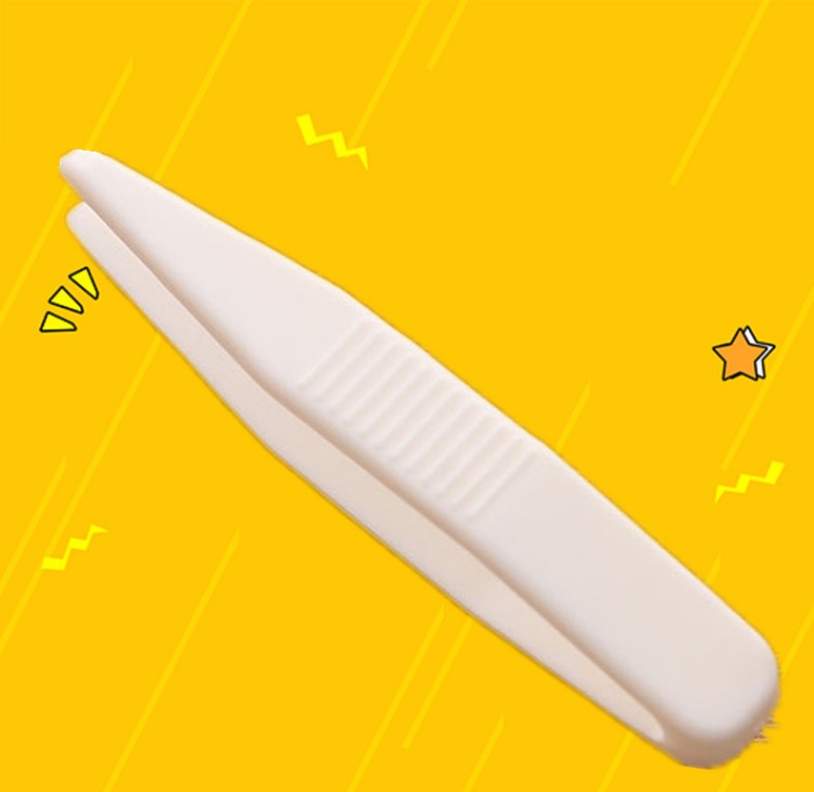 Trẻ em thủ công bằng nhựa Niezi mặt nạ làm đẹp nhíp nhỏ chống tĩnh điện mẫu giáo clip công cụ kẹp lông mi - Các công cụ làm đẹp khác keo dan mi