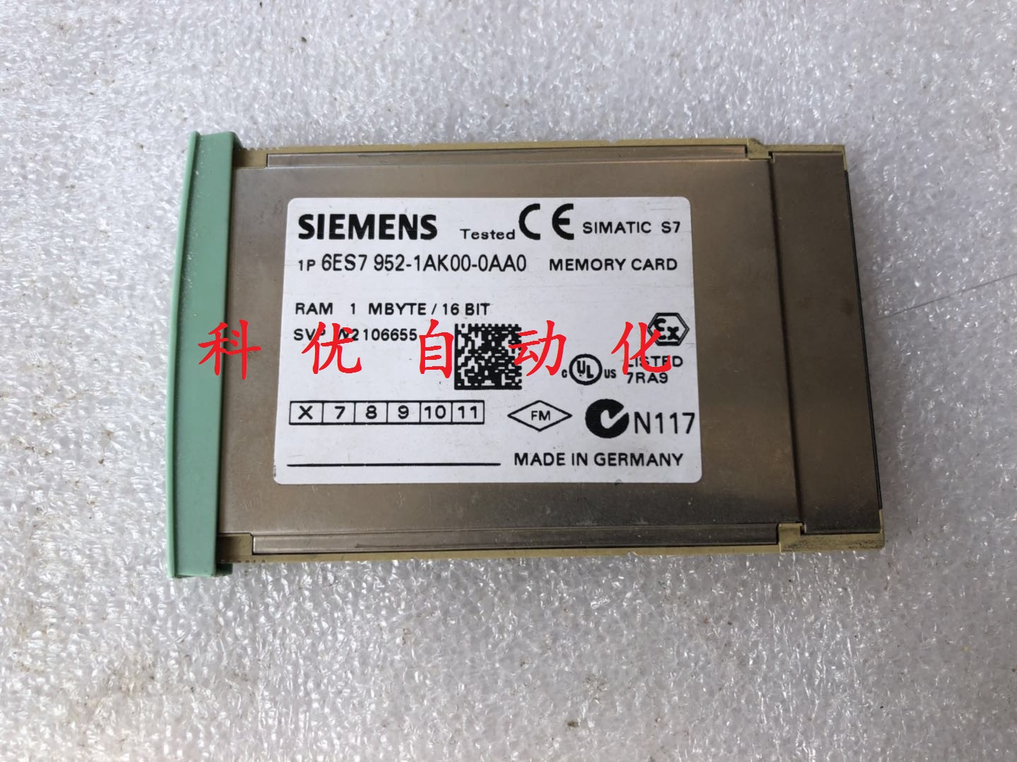 Siemens 6ES7952-1AK00-0AA0 Original Loaded Memory Card 6ES7 952-1AK00-0AA0