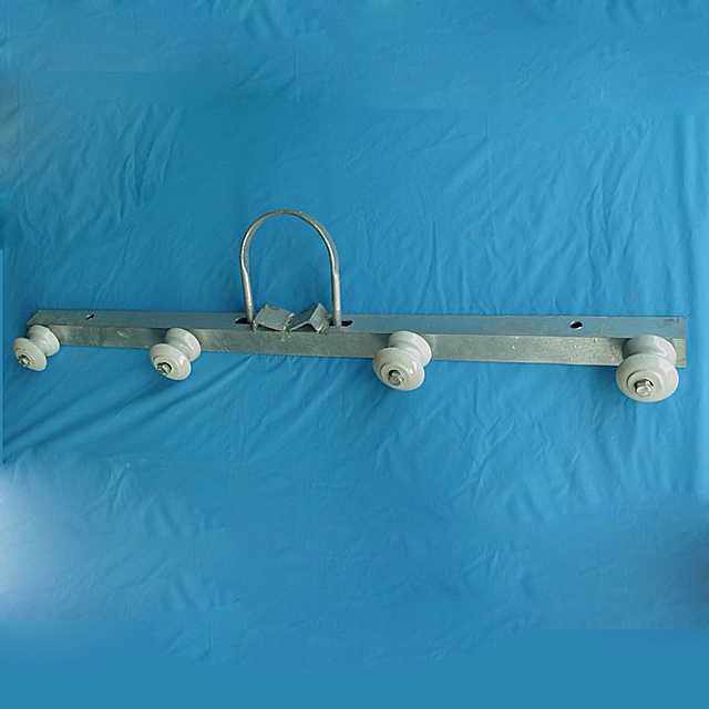 Cross Arms Electrify Wire Rod Power Porcelain Bottle 1 m Hoop Fixed Porcelain Bottle Bracket 456 Hole Second-line