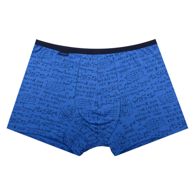 3 pairs of athletic men's boxer mid-waist underwear, cotton letter print, breathable, sweat-absorbent, pure cotton boxer shorts