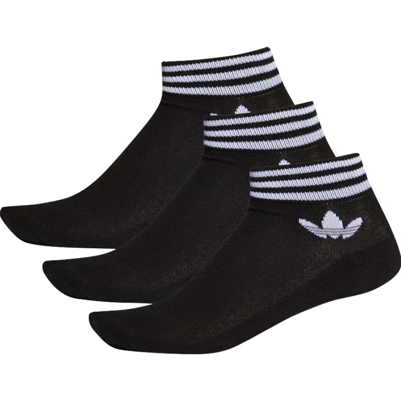 Adidas clover socks for men and women in the tube black and white striped  sports classic socks socks EE1152