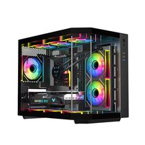 Yuhui sea view fish tank sea view room chassis MATX supports 360 water-cooled panoramic side through desktop sea view room chassis