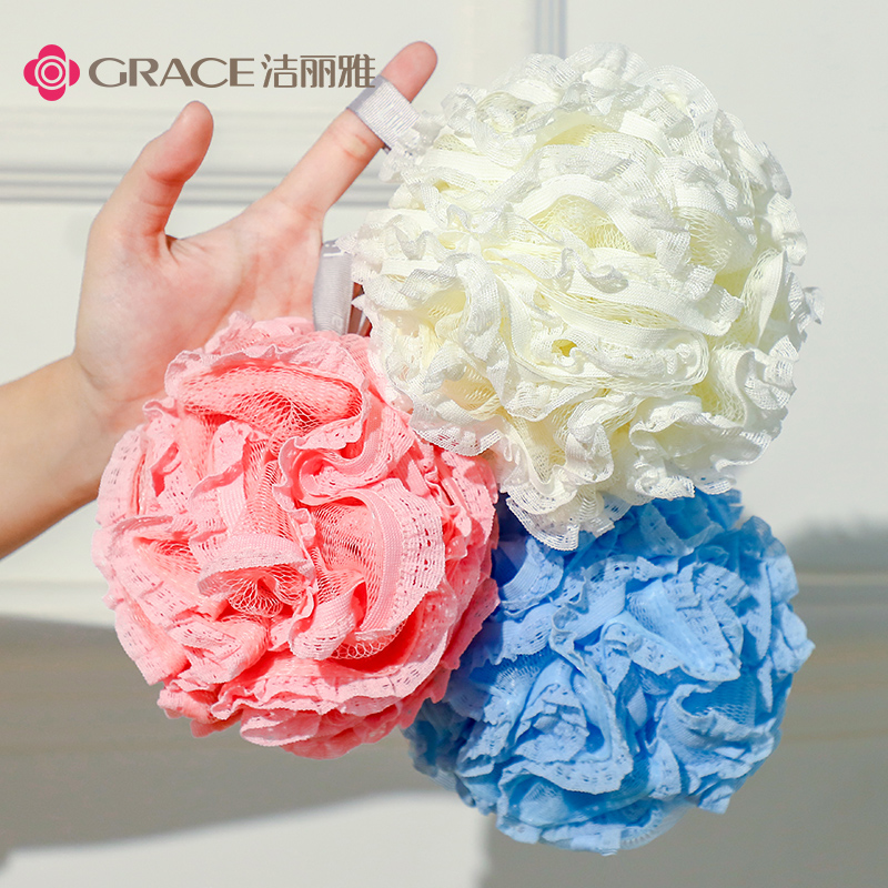 Lilly bathing Ball Cute Teenage Girl Bath Flowers Big bath Bath With Bath shower Bath Foam Bath supplies