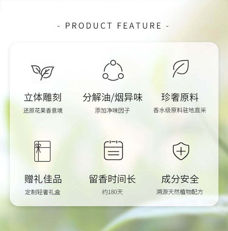2025 Grape Fragrance Tablets: White & Green Fruit Scents - Taobao product photo 8