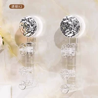 【Двухслойный серебряный прозрачный】 крюк для мытья бассейна*2