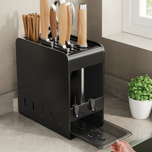 Кухонная подставка для ножа, подставка для нож из нержавеющей стали, домашний многофункциональный набор ножных нож