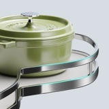 Кухонный шкаф для корзины поворотный угол рога, двойная чаша, встроенная корзина с полкой маленькой корзины для хранения монстра