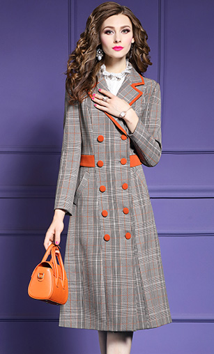 Trench pour femme FX  MONGYI en Polyester - Ref 3227474 Image 11