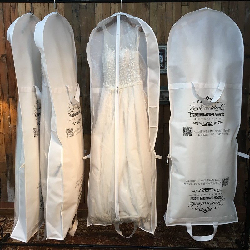 Special deal for an extended 180 folding portable dual-use wedding dress dust cover dress packaging bag
