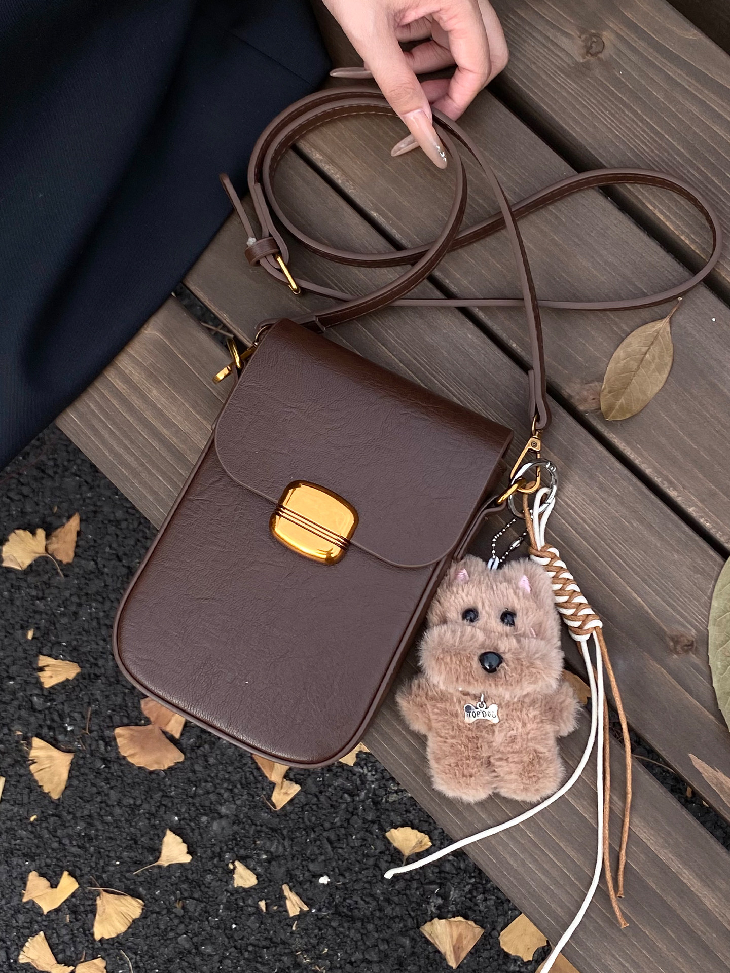 2026 New Trendy Retro Fashion Versatile Mobile Phone Bag for Women, Niche High-End Shoulder Crossbody Bag, Mini Small Bag