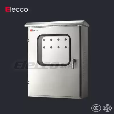 Liangu stainless steel inner and outer doors double door outdoor waterproof tank monitoring box equipment Electric Control Box 500*600*250