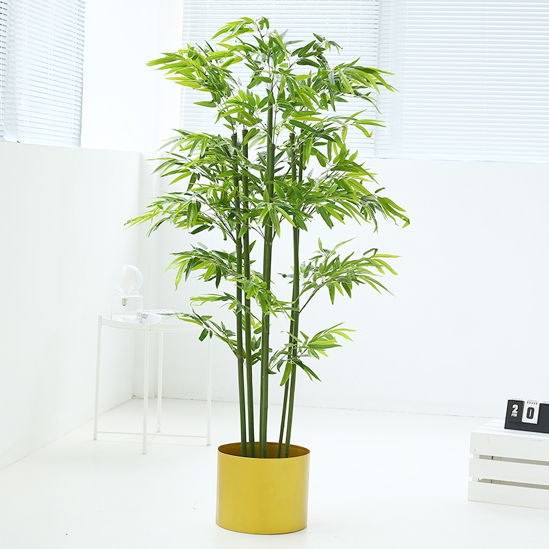 Simulation Fake Green Plant Ground Bamboo Potted room Window Clothing Shop Window Clothing Shop Interior Large Home Swing Decoration Decoration