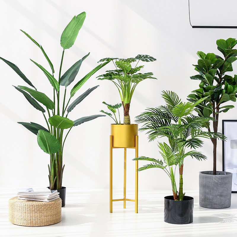 Nordic Emulation Plant Large Indoor Sky Cousins Bird Green Plant living room Home Brigade Banana Fake Tree Bonsai Decoration