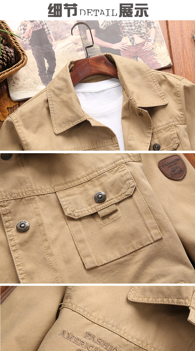 Blouson homme NIANJEEP    manches longues en Coton - Ref 3116161 Image 12