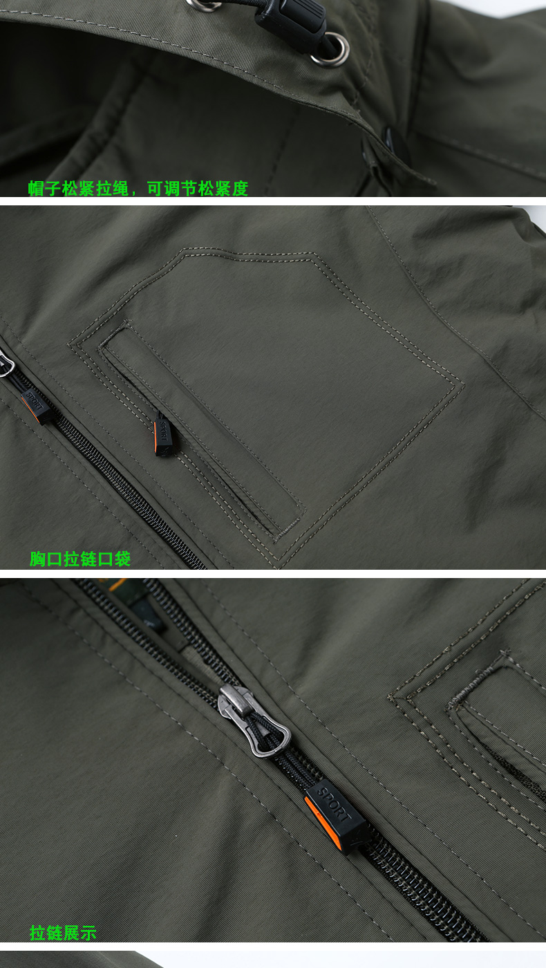 Blouson homme NIANJEEP    manches longues en Nylon - Ref 3118333 Image 17
