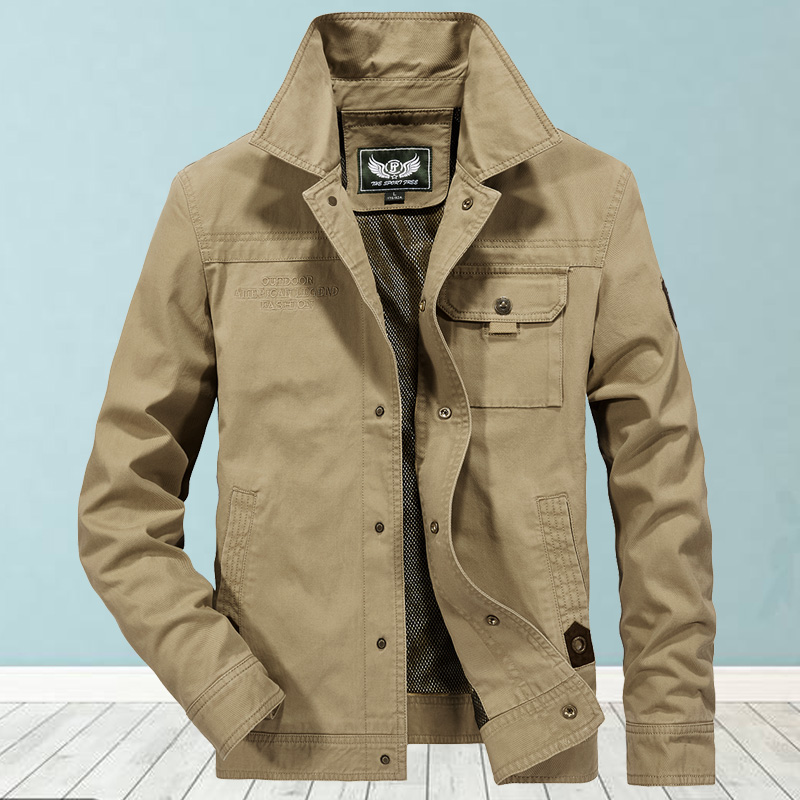 Blouson homme NIANJEEP    manches longues en Coton - Ref 3116119 Image 4