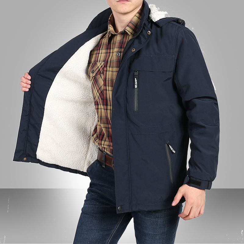 Blouson hiver pour homme ZHAN en Nylon - Ref 3112587 Image 2