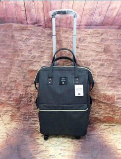 20-inch universal wheel trolley backpack four-wheel backpack