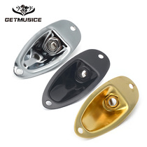 Musical instrument guitar accessories high quality electric guitar boat socket electric guitar audio output socket black gold chrome tricolor