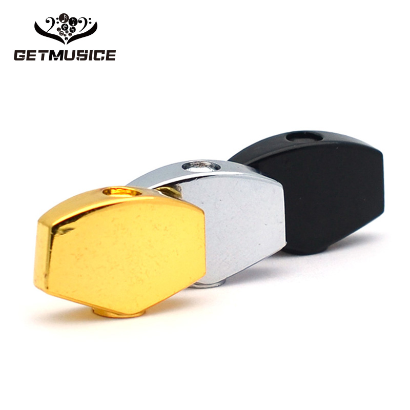 Electric wood folk Guitar Metal String Button Handle Knob Button Head Hat Violin Button Strings Shaft Buckle Handle Big Square