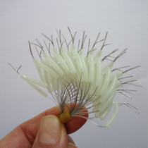 Wenbo large luminous herritter hook splitter 25 50 yuan sub-wire bifurcation silicone double hook splitter