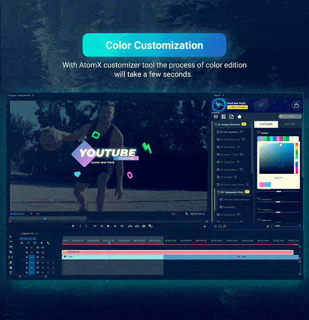 Premiere/PR脚本-1700无缝视频转场文字标题排版包装字幕动画预设 破解版