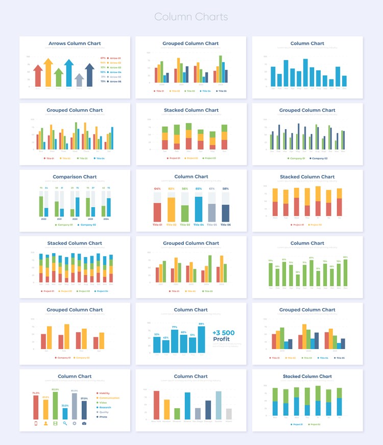 AE脚本-1650+信息数据图表柱状饼状环形趋势图动画 Infographics PackAE脚本、脚本