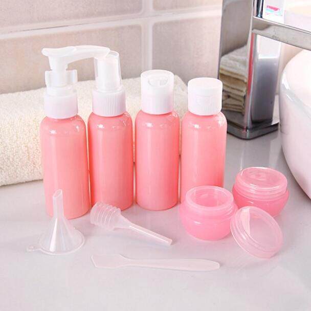 Travel Split Bottle Suit Silicone Bottle Small Bottle Subvacuum Bottle Press-Pressure Portable Packaging Shampoo Cosmetics Bottle