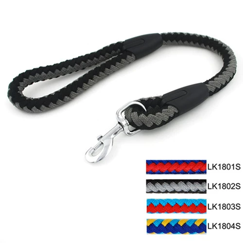 Рука в руке 15-18 мм Двухцветный американский мелкий веревочный круглый веревка короткая тяга с домашними животными тянет собак с собачьей веревкой цепью