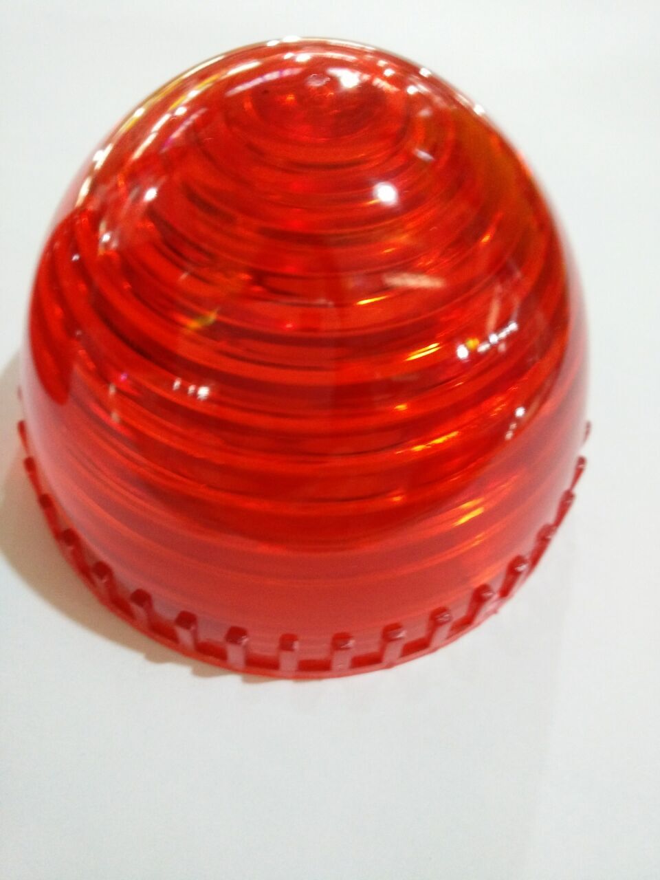 LED-3072 Warning Light Case Double Stroke Light Cover 83 Diameter Warning Light cover red