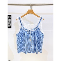Amys Korean direct mail to Dongdaemun 2024 summer new style THORE suspender vest 16130070