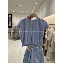 Amy Korea direct mail Dongdaemun 2024 summer new style BLUEI-D suspender vest 16220317