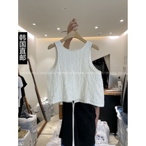 Amys Korean direct mail to Dongdaemun 2024 summer new style FRIC suspender vest 16020227