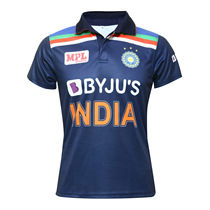 2021 India Team Cricket Indian Team Cricket Cricket Jersey Polyester Breathable Speed Dry India Rugby Jersey