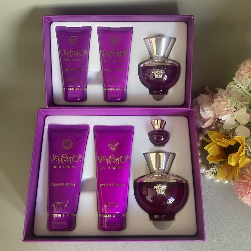 New Versace Sunset Dream Women's Perfume Body Lotion Shower Gel Gift Set 100Ml50Ml New Versace Sunset Dream Women's Perfume Body Lotion Shower Gel Gift Set 100Ml50Ml
