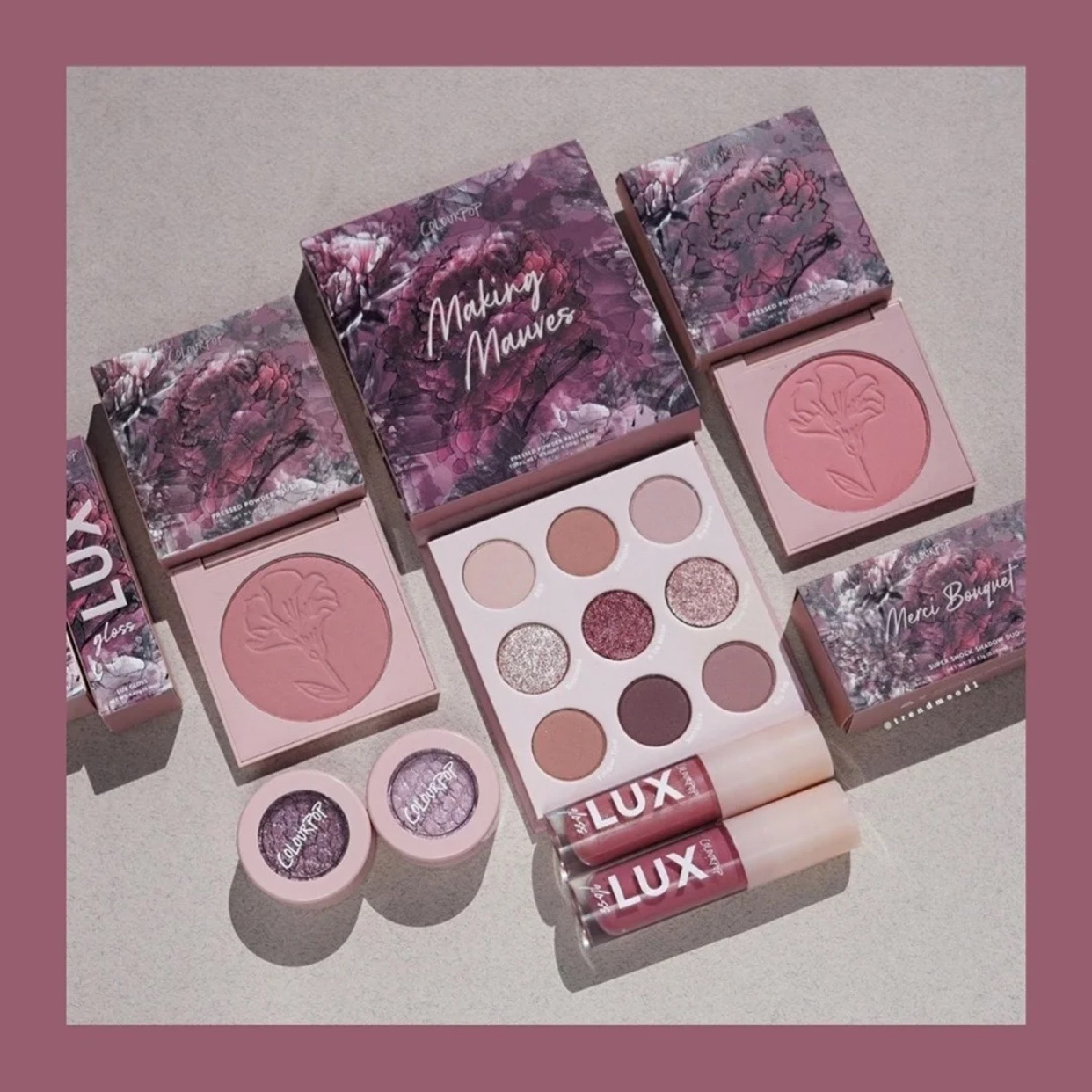 colorpop eye shadow butterfly anna Aisha coconut BAO WENblush crushes nude mood tray