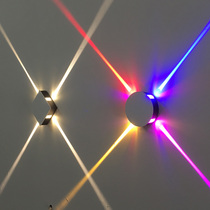 Hotel aisle wall lamp KTV club landscape lamp staircase corridor decoration bar LED cross star beam modeling lamp
